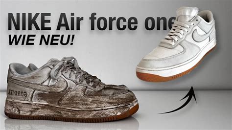 NIKE Air Force one restaurieren/ sauber machen!! (Sneaker